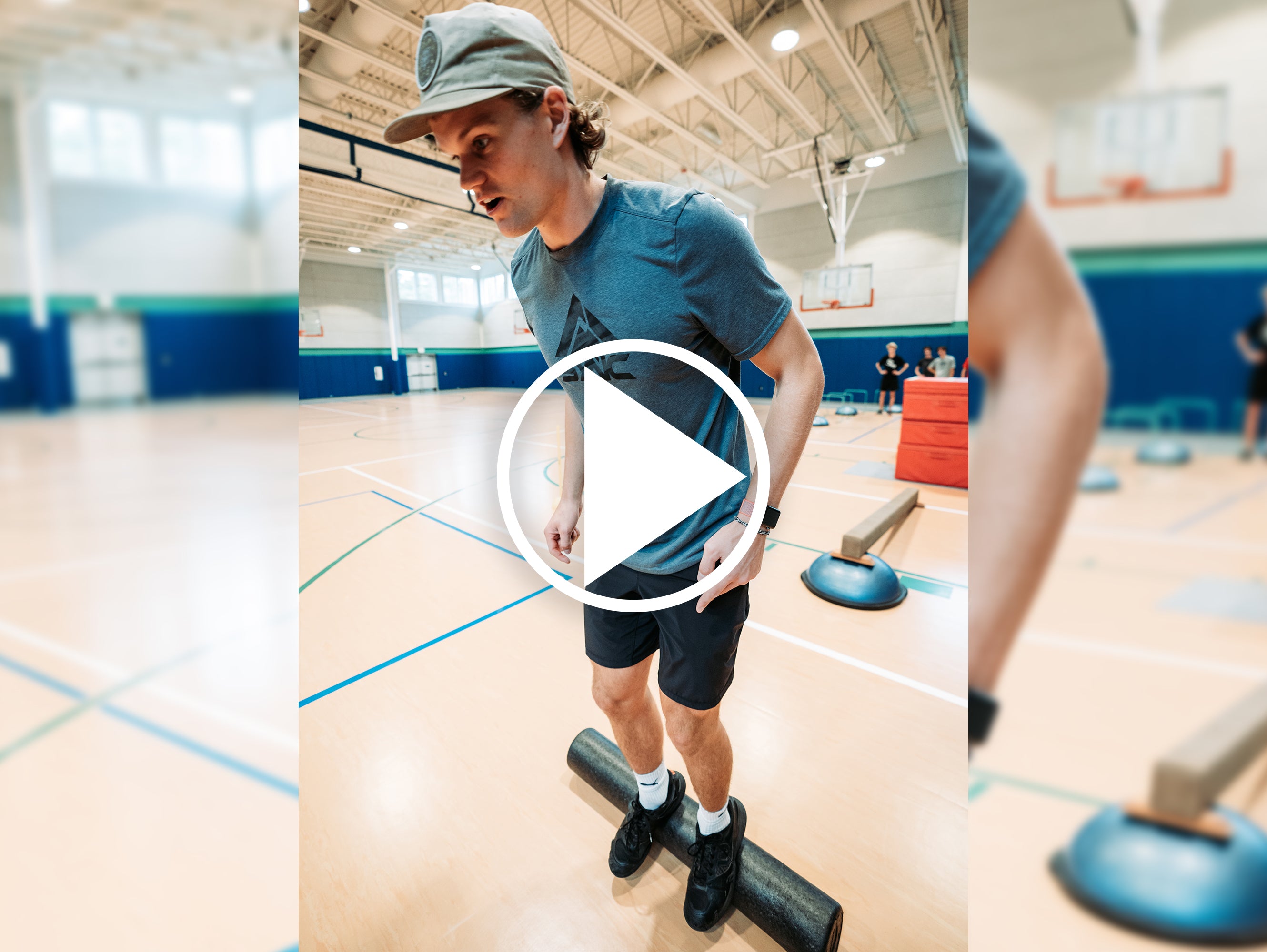 At Home Dryland: Medicine Ball Throw Downs