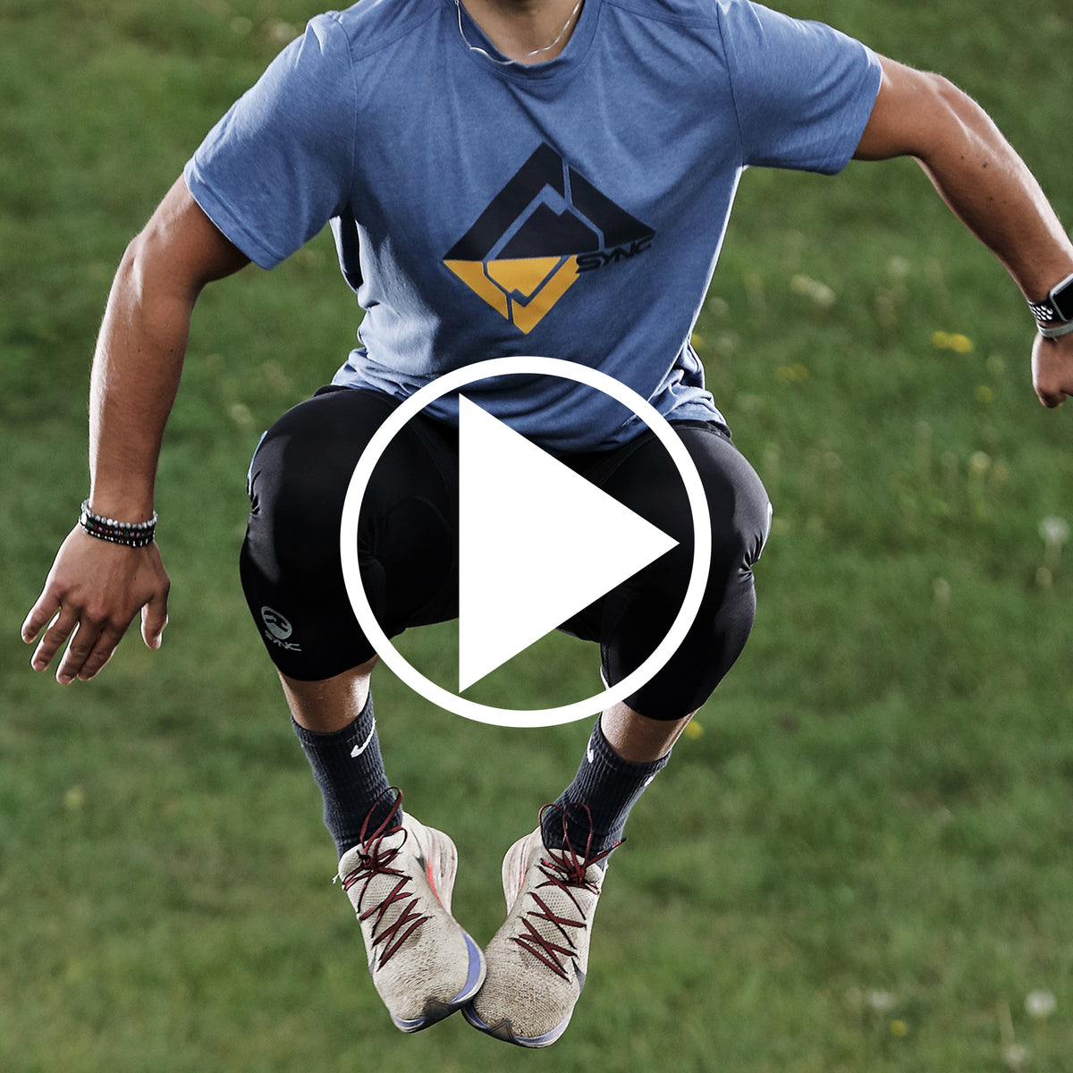 At Home Dryland Trampoline Tuck Jumps SYNC Performance