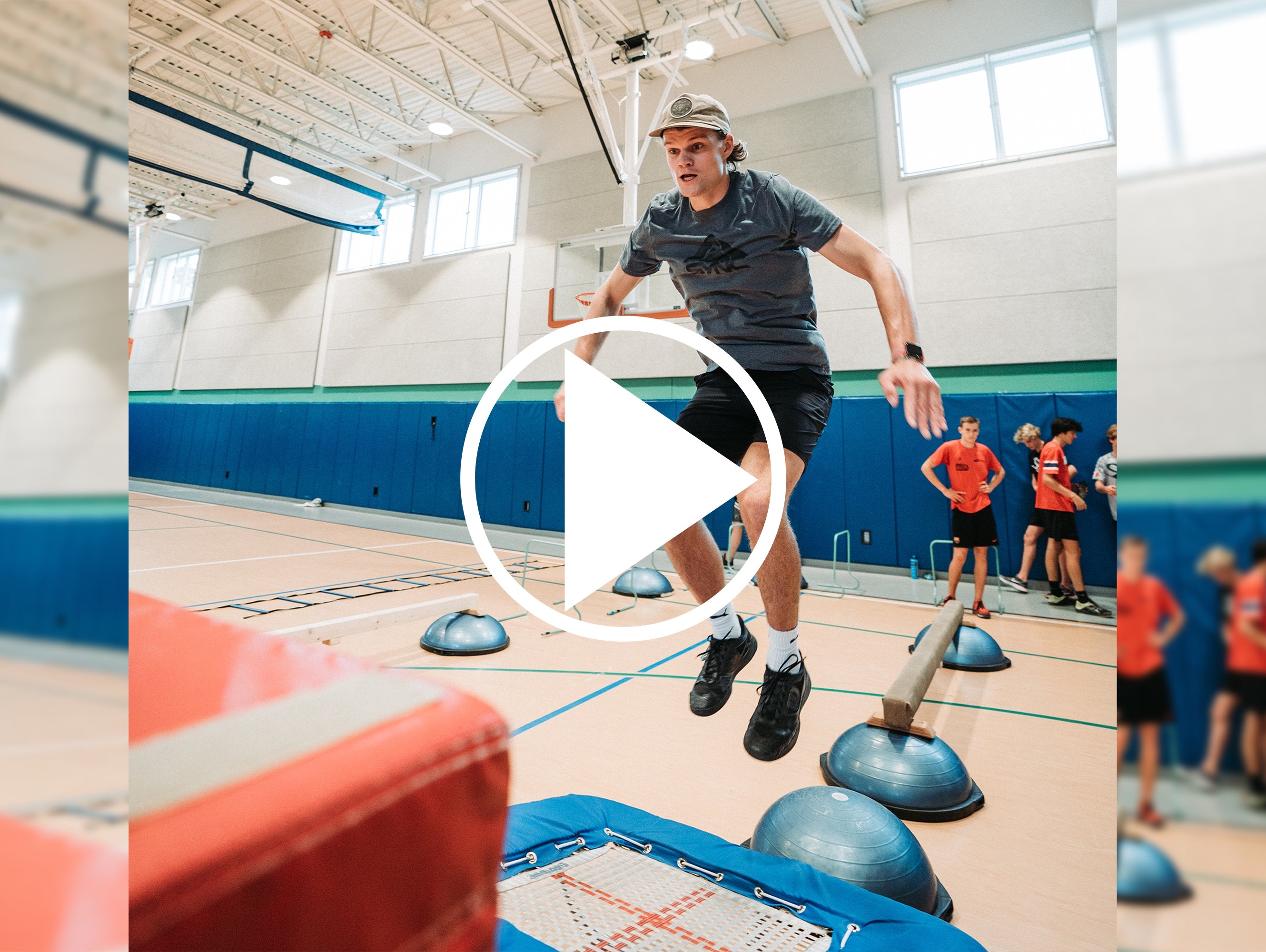 At Home Dryland: Trampoline Lateral Jumps