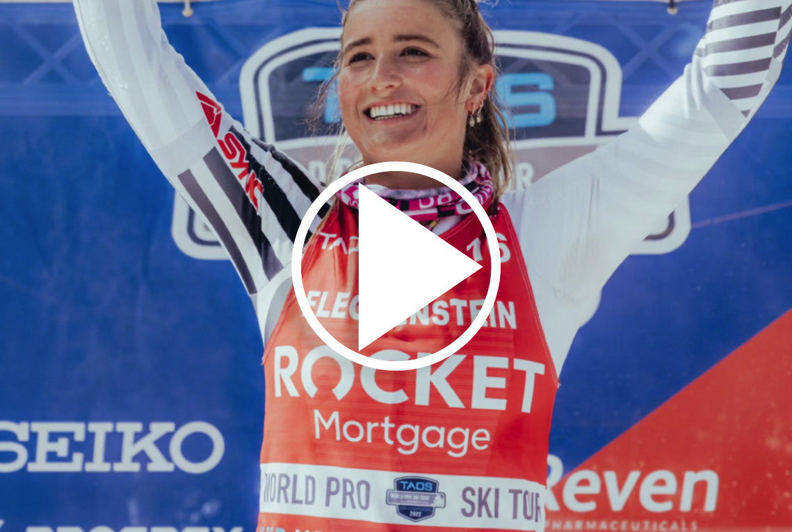 Stef Fleck World Pro Ski Tour Champion