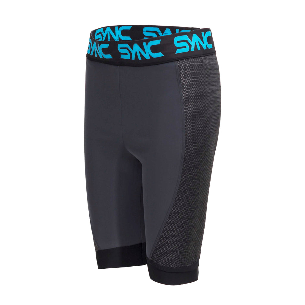 sync-performance-cut-resistant-ski-race-shorts-black-side