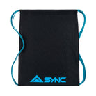 sync-performance-drawstring-bag-front-black-front
