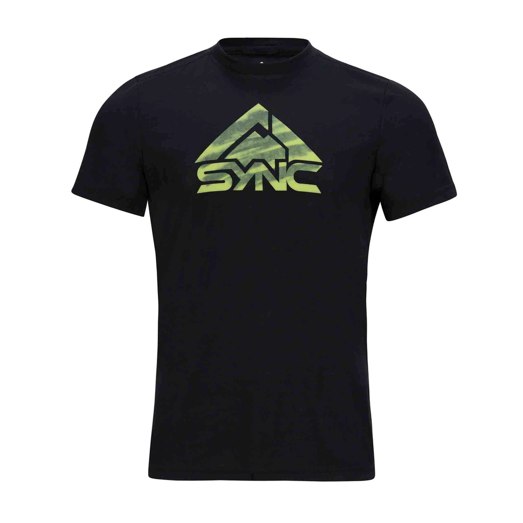 sync-performance-Mens-Logo-Tee-Black-Front