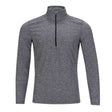 Mens-Deluge-Quarter-Zip-Grey-Front