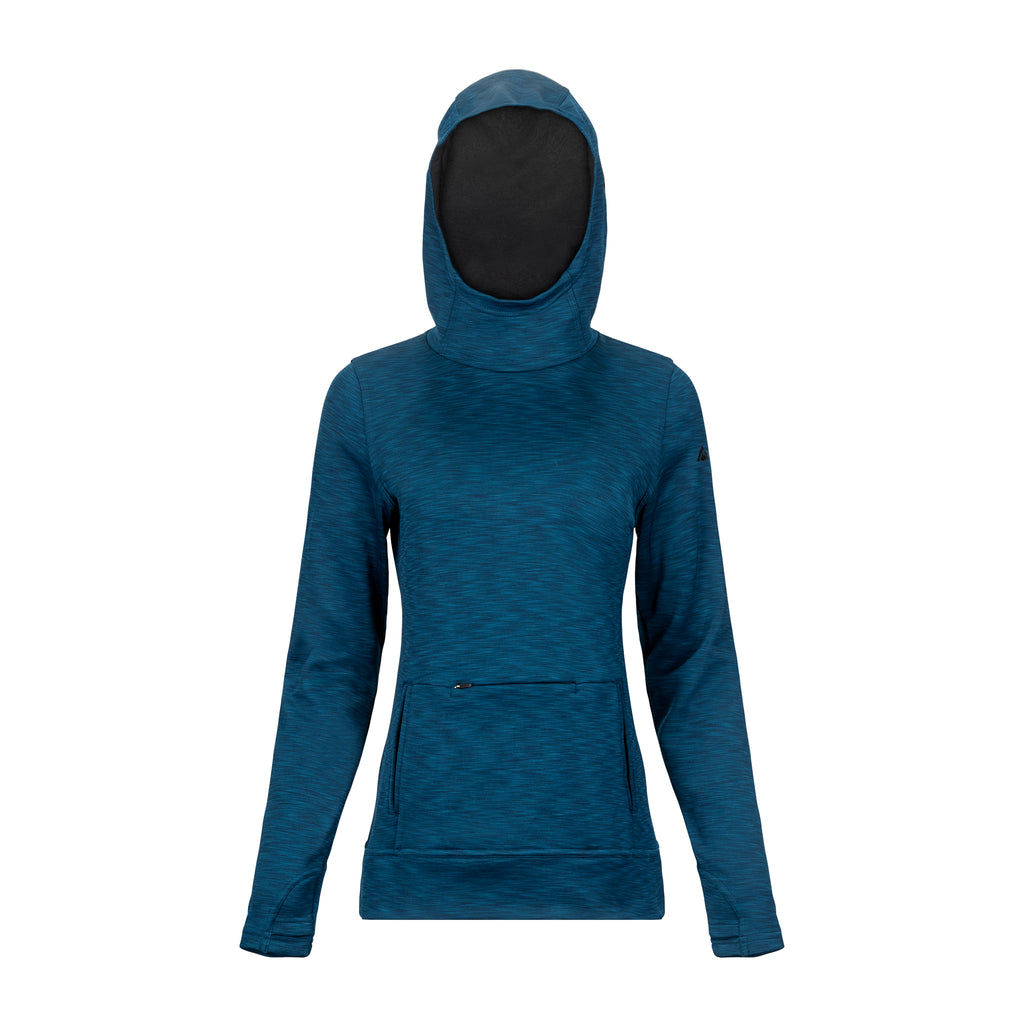 sync-performance-women's-benchmark-hoodie-stellar-blue-front