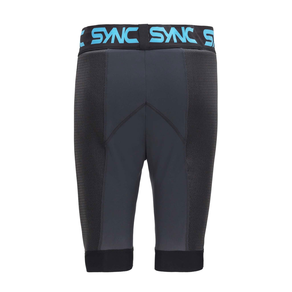 sync-performance-cut-resistant-ski-race-shorts-black-back