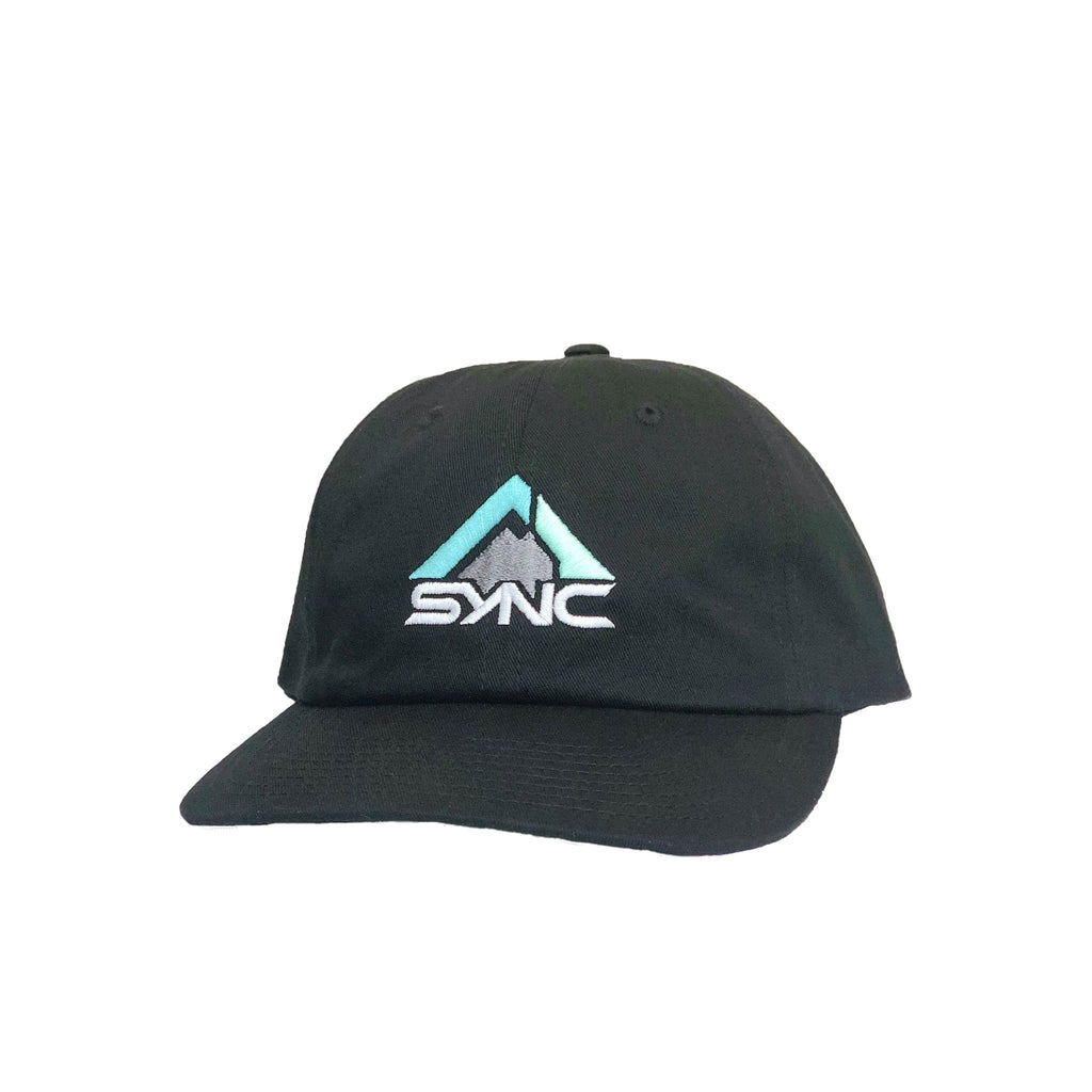 sync-performance-dad-hat-black-front