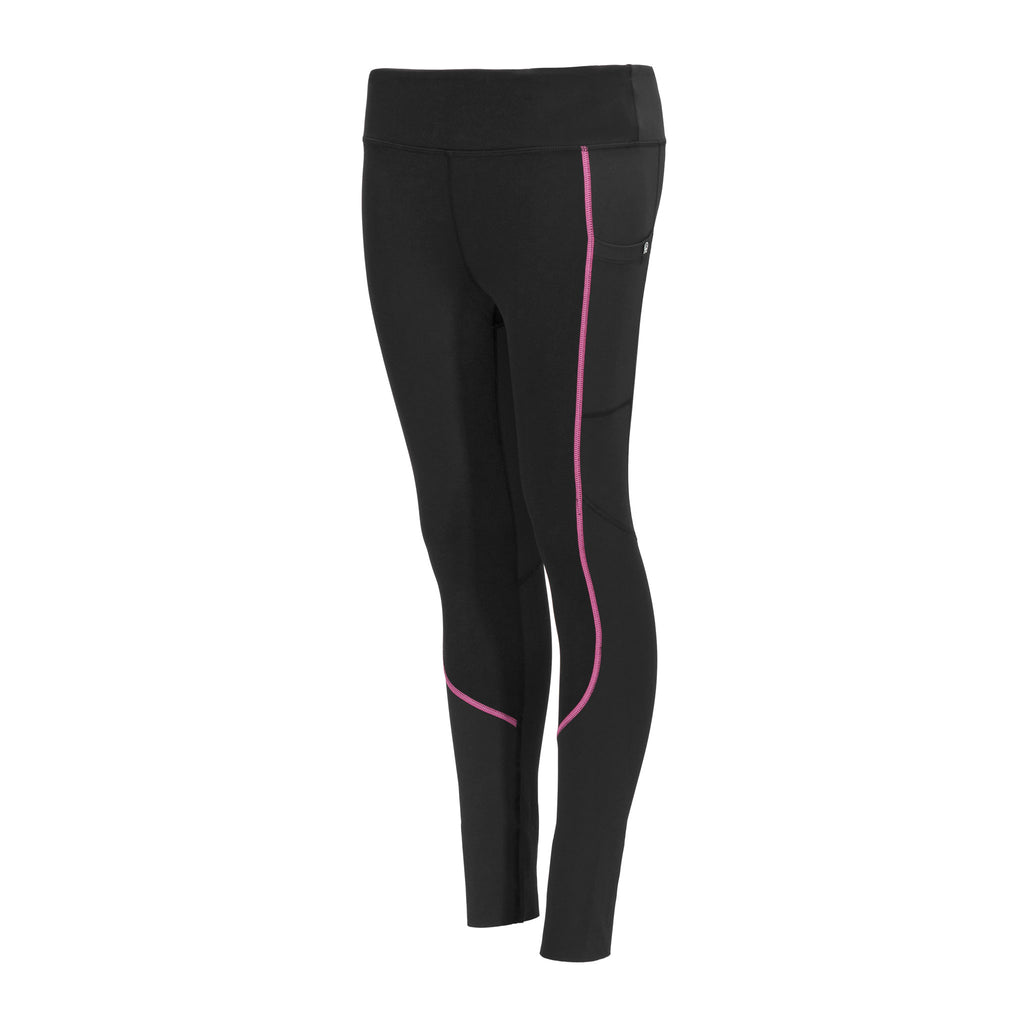sync-performance-women's-compression-3/4-leggings--black-pink-side